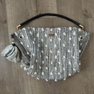 Like New! Loo Loo Bags Thick Wool Grey Shoulder Bag Sustainable Slow Fashion
